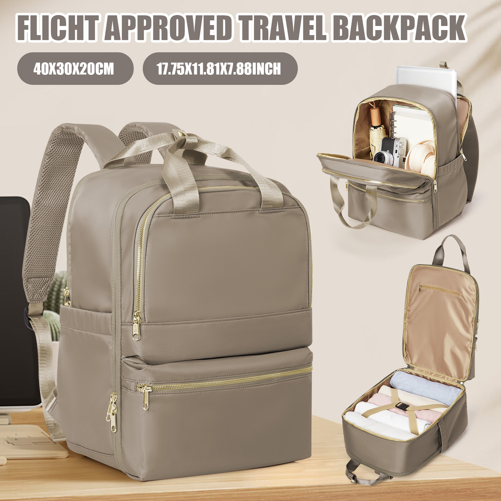 Fashion Backpack Women - Ryanair 40x30x20 mochila de viagem para