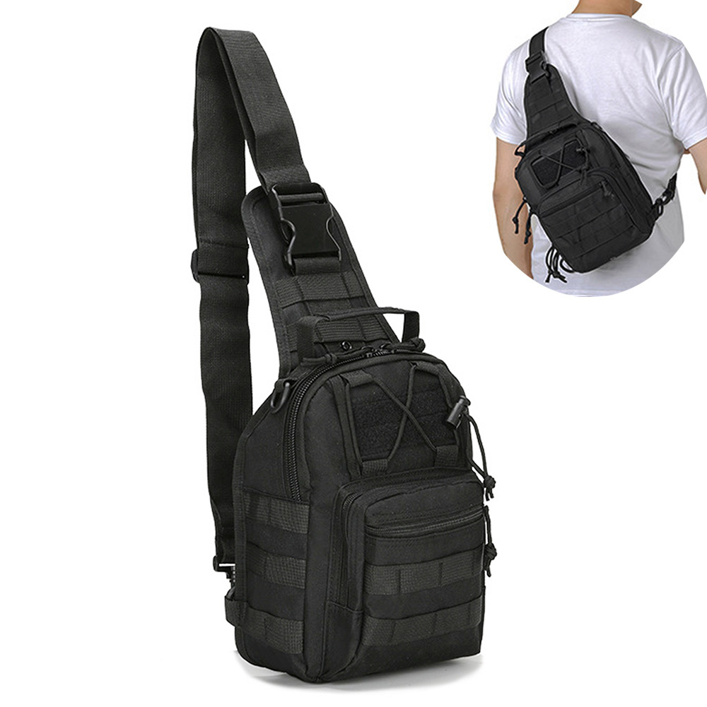 Sling Backpack Shoulder - Mochila transversal masculina, bolsa de ombro