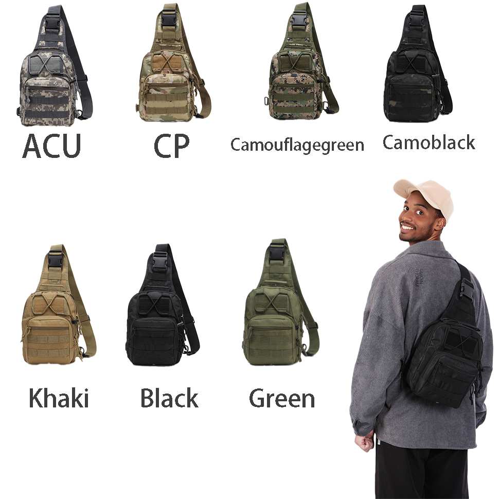 THURAM Bolsa tática ao ar livr - Sling Backpack Shoulder avaliação e preço
