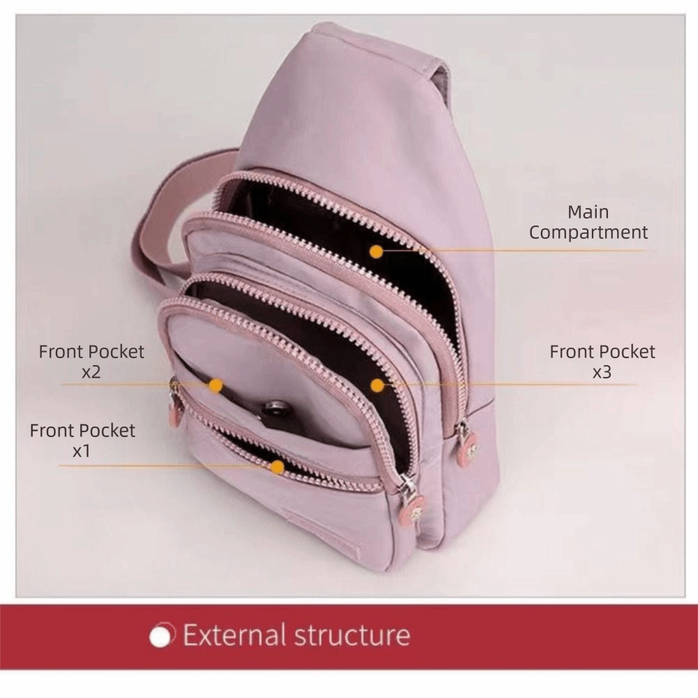 Bolsas de Peito Femininas em N - Sling Backpack Shoulder avaliação e preço