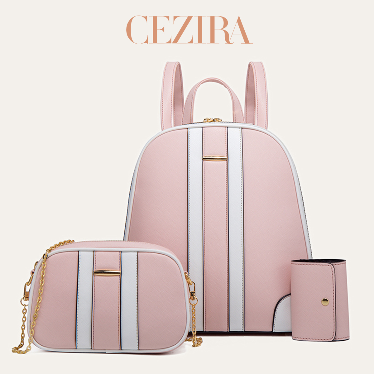 Conjunto de Mochila CR Fashion - Fashion Backpack Women avaliação e preço