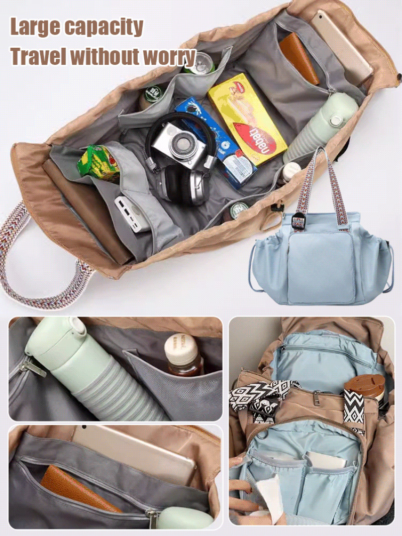 Mochila Multifuncional Feminin - Backpack Diaper Bag avaliação e preço